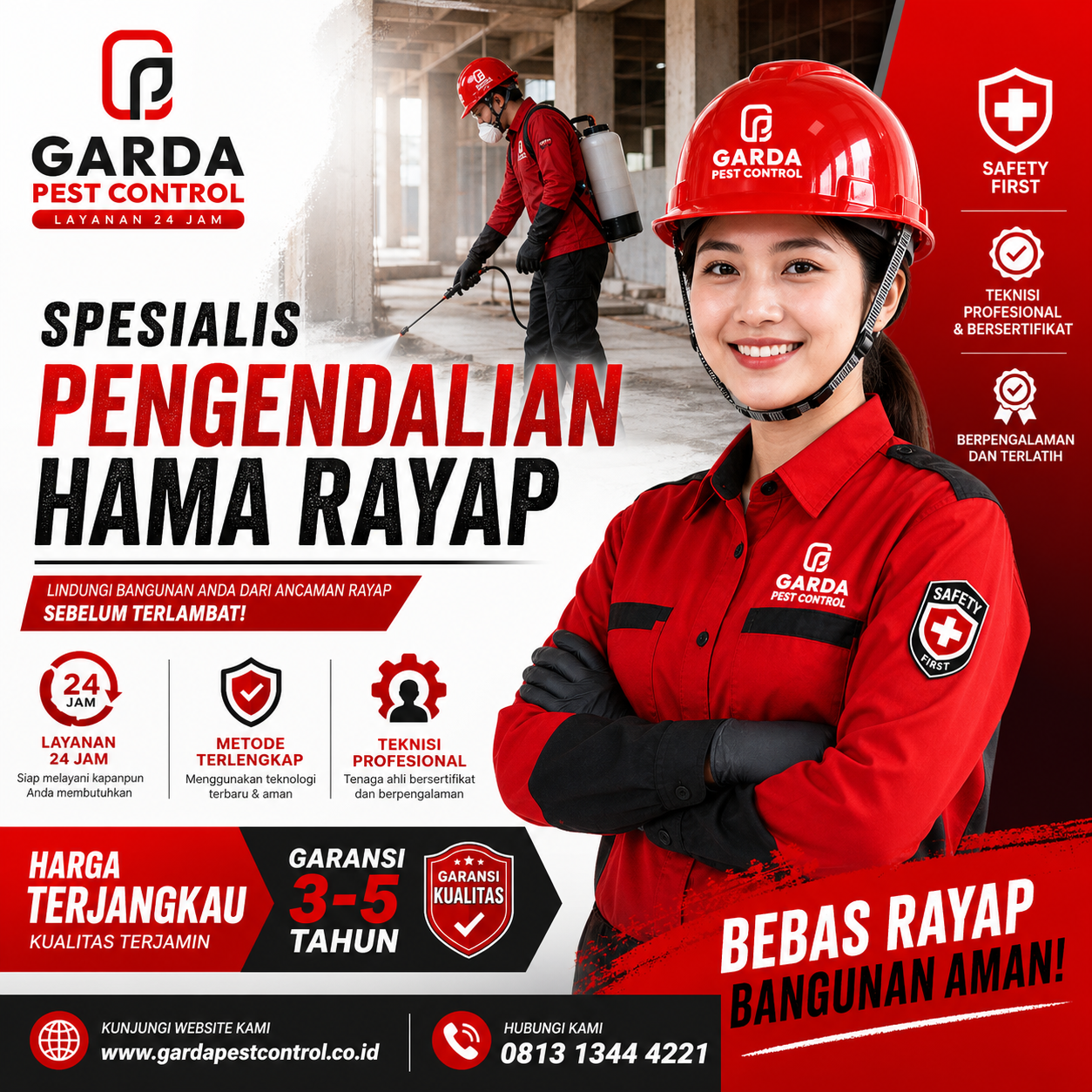 Jasa Pembasmi Rayap Bekasi Harga Hemat Kualitas Pejabat
