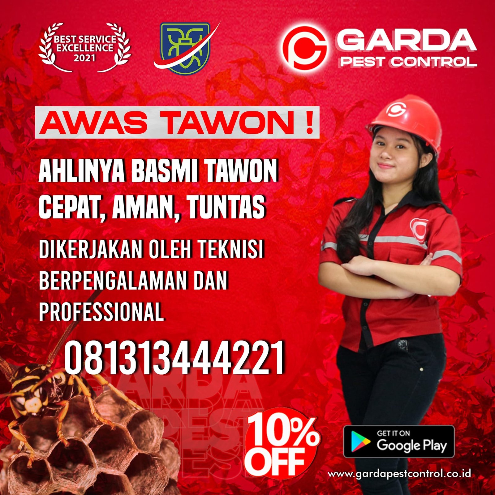 Jasa Basmi Tawon Jakarta Utara