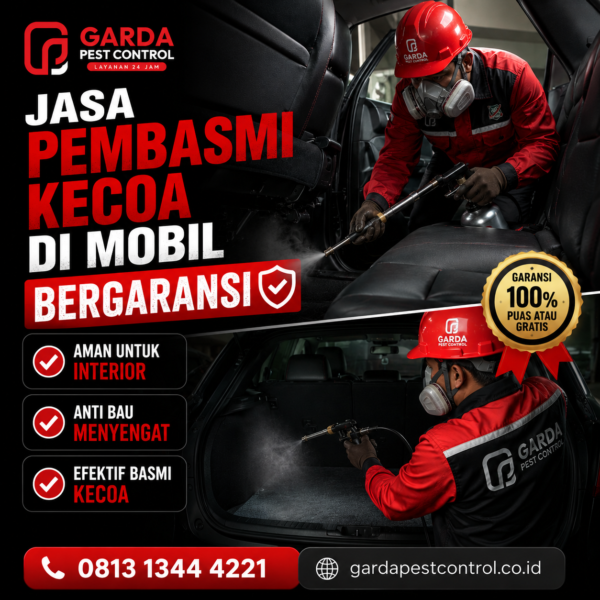 Jasa Pembasmi Kecoa di Cikarang Spesialis Kecoa Kecil di Mobil