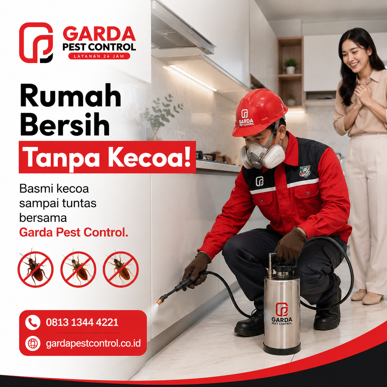 Jasa Pembasmi Kecoa di Jatinangor Sumedang Pelayanan Cepat