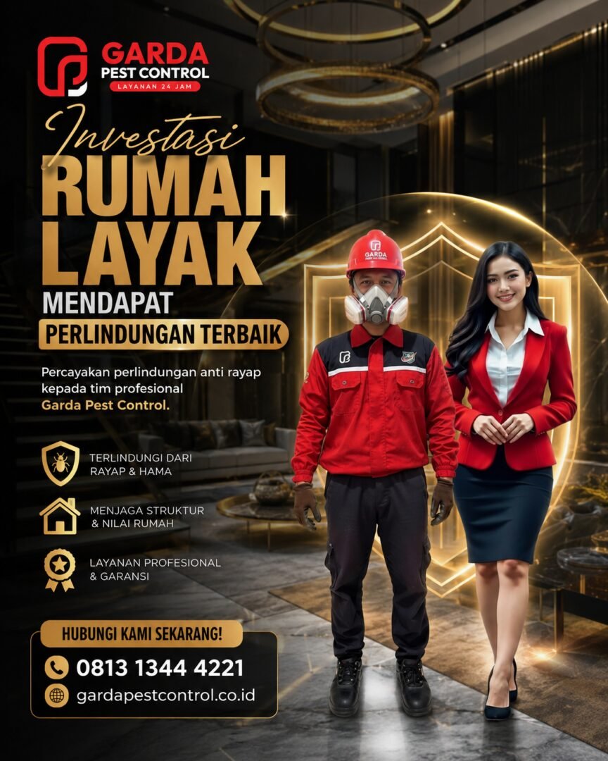 Garda Pest Control: Solusi Unggul Jasa Anti Rayap Rumah di Bekasi untuk Perlindungan Maksimal