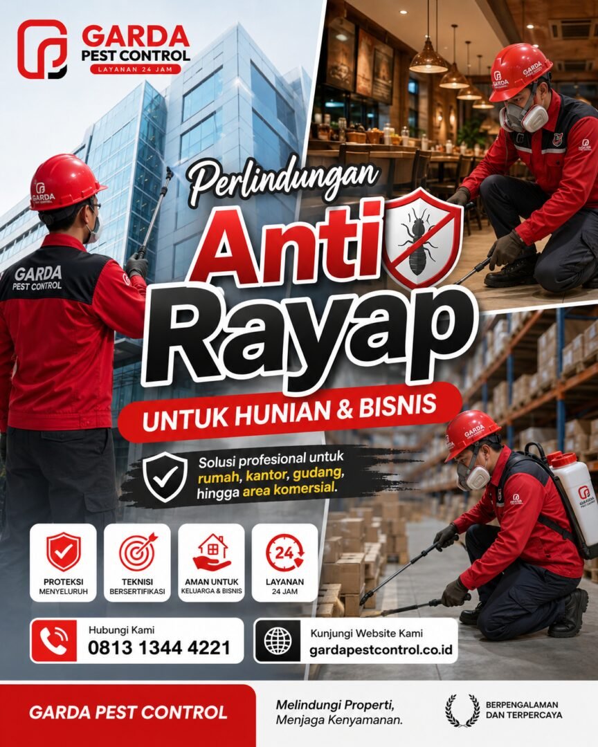 Harga Jasa Anti Rayap Area Bandung