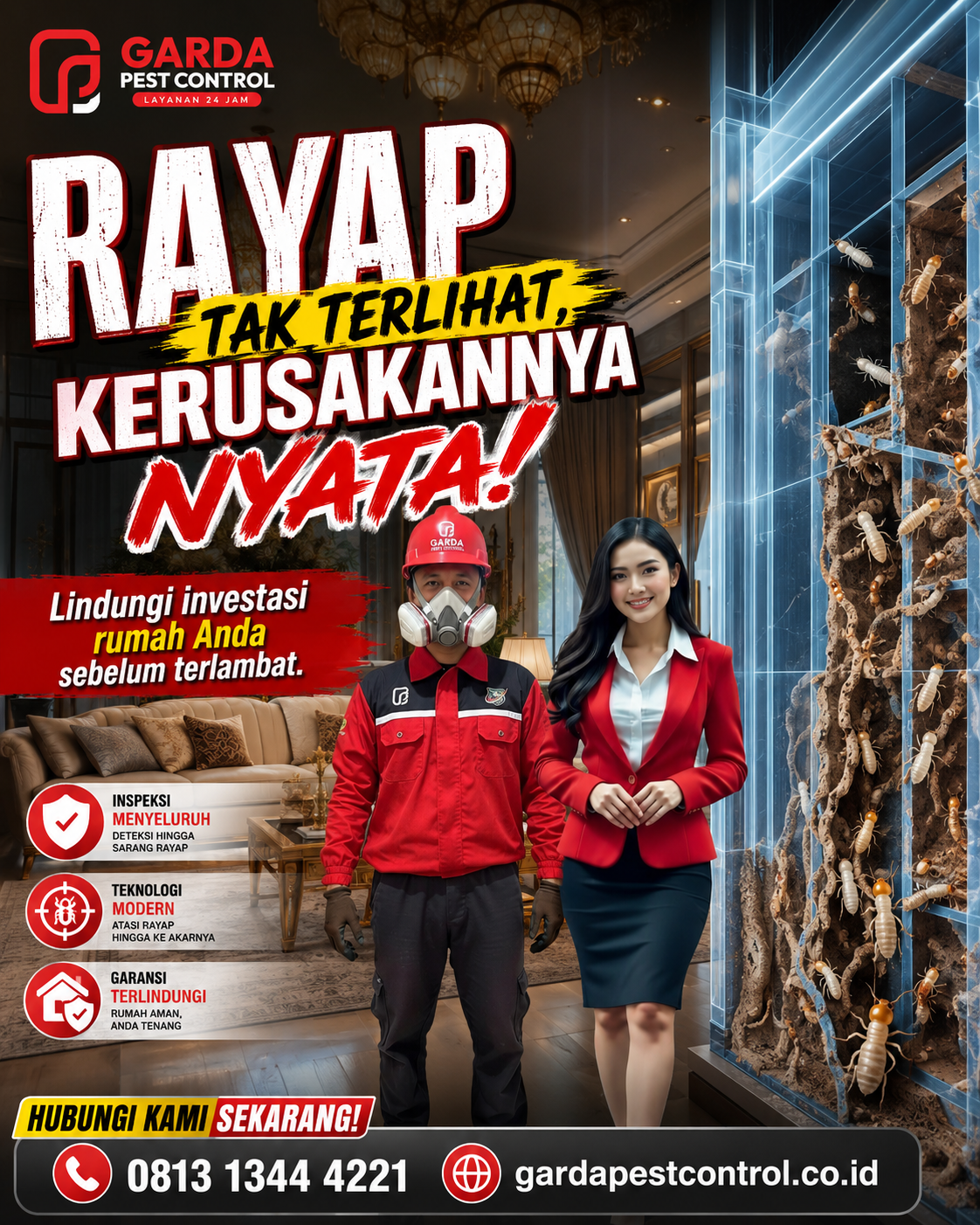 Garda Pest Control: Jasa Basmi Rayap Purwokerto Profesional untuk Perlindungan Properti Anda