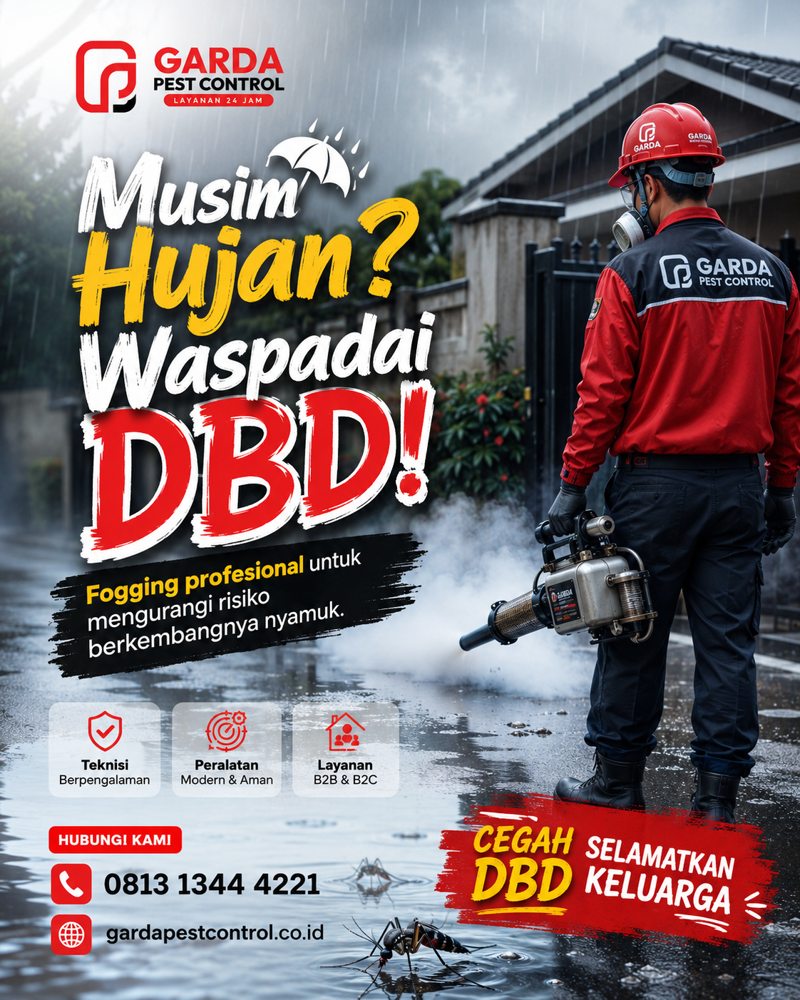 Jasa Fogging Nyamuk Terdekat Bandung Selatan