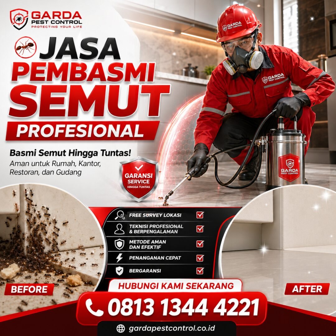 Jasa Pembasmi Semut di Solo: Garda Pest Control untuk Rumah Bebas Serangga Pengganggu
