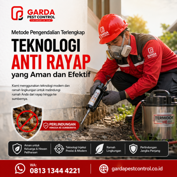 Jasa Basmi Rayap Bandung Terpercaya dan Bergaransi Resmi