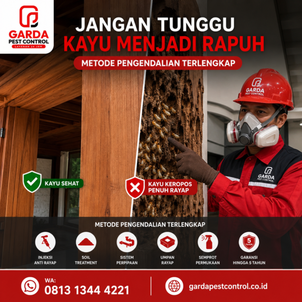 Biaya Jasa Basmi Rayap Per Meter di Bandung dan Panduan Perhitungannya