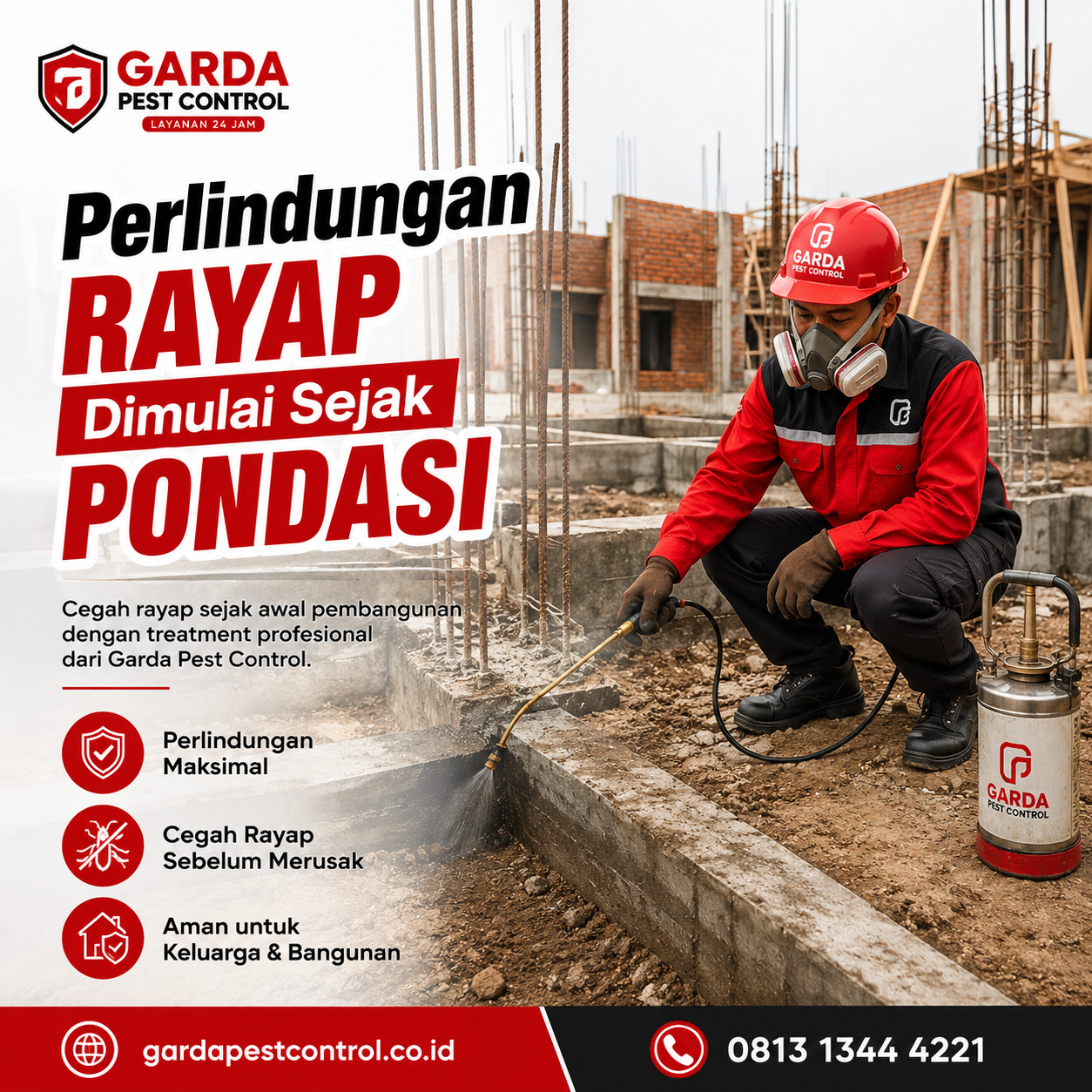 Jasa Anti Rayap Pra-konstruksi Bangunan di Malang: Perlindungan Tegas untuk Investasi Properti