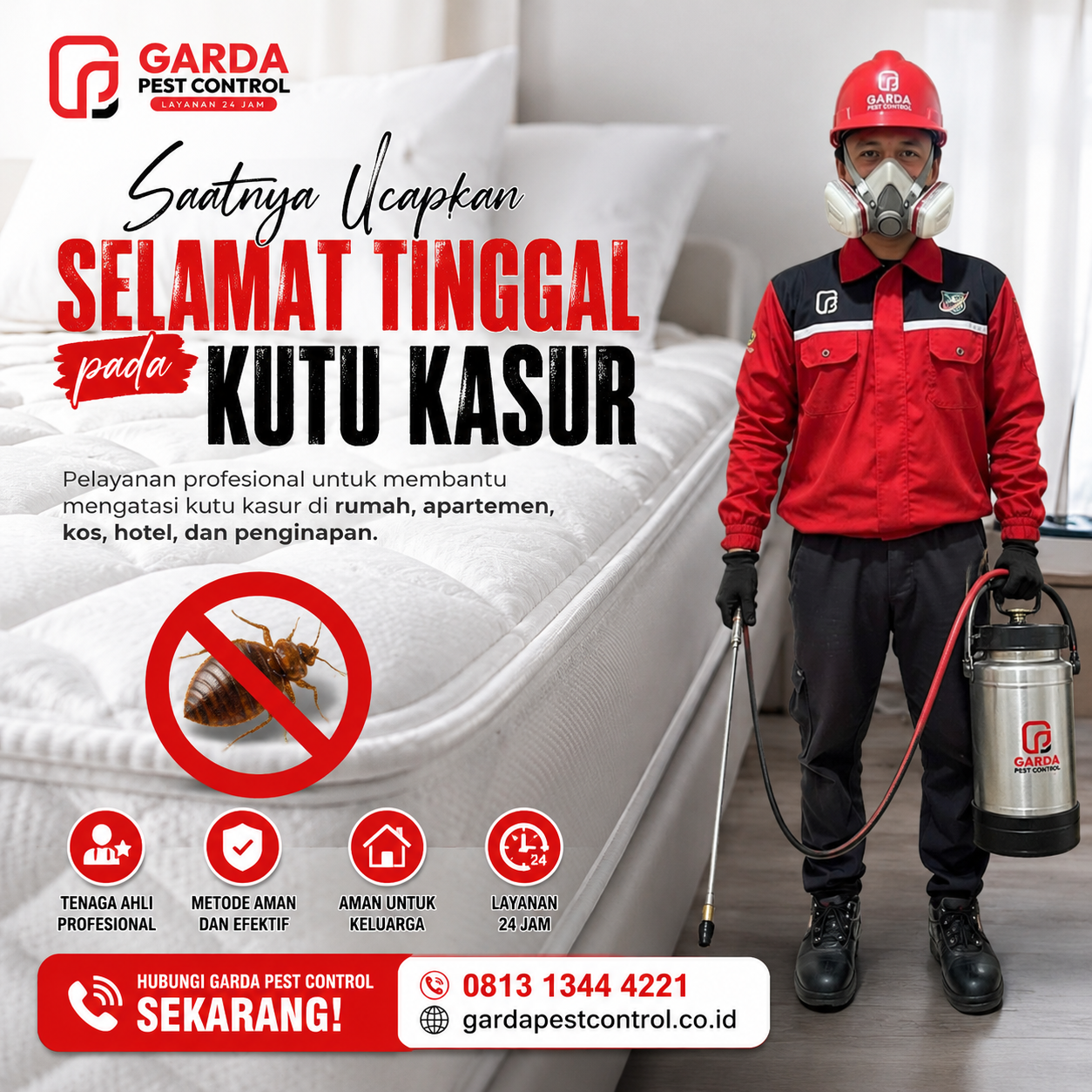 Jasa Basmi Kutu Kasur Bandung: Mengapa Garda Pest Control Pilihan Utama Anda
