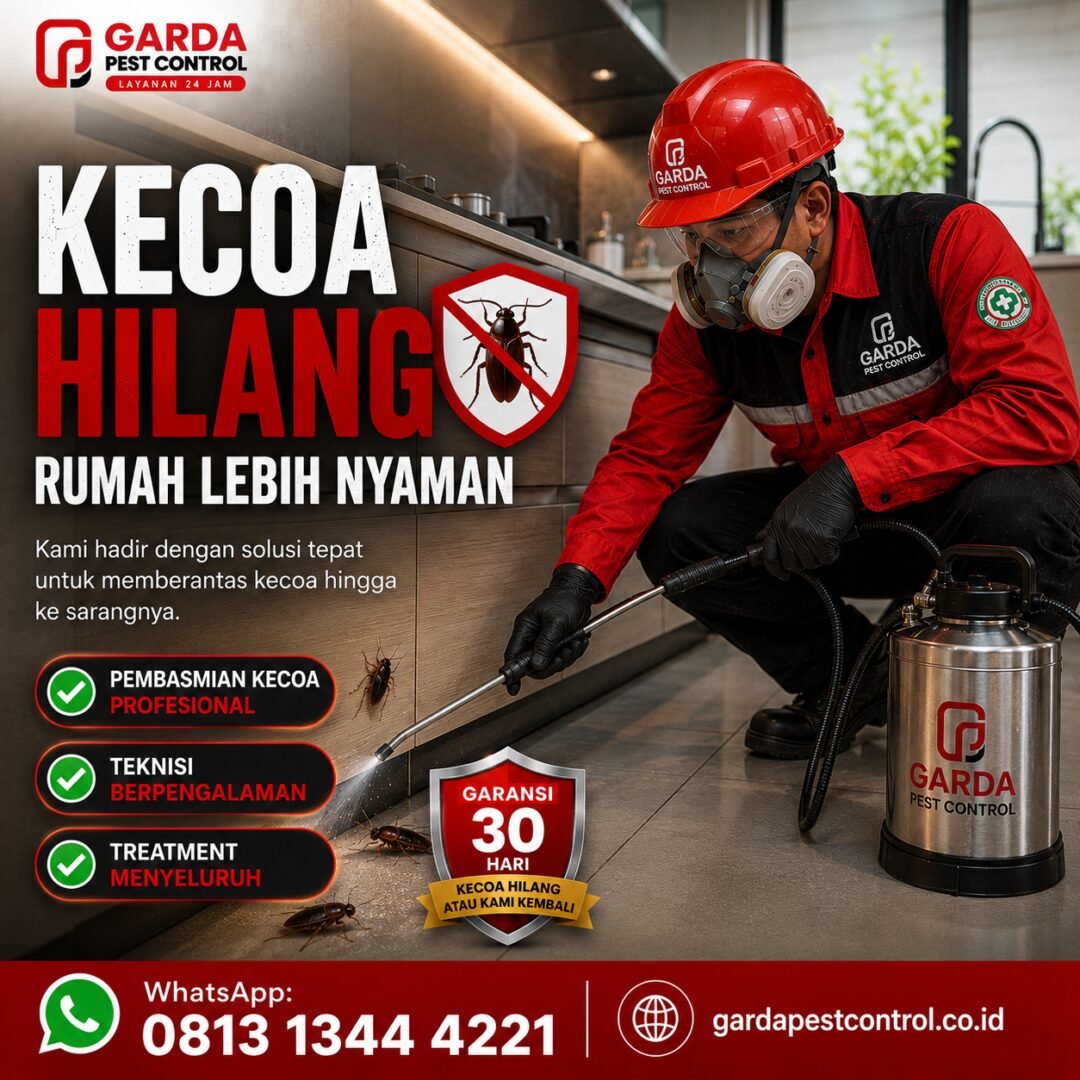 Jasa Pembasmi Kecoa Mobil di Kota Surabaya
