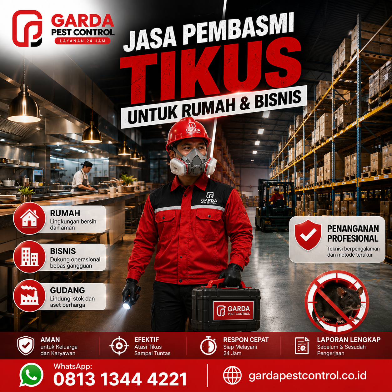 Cara Kerja Jasa Pembasmi Tikus Profesional