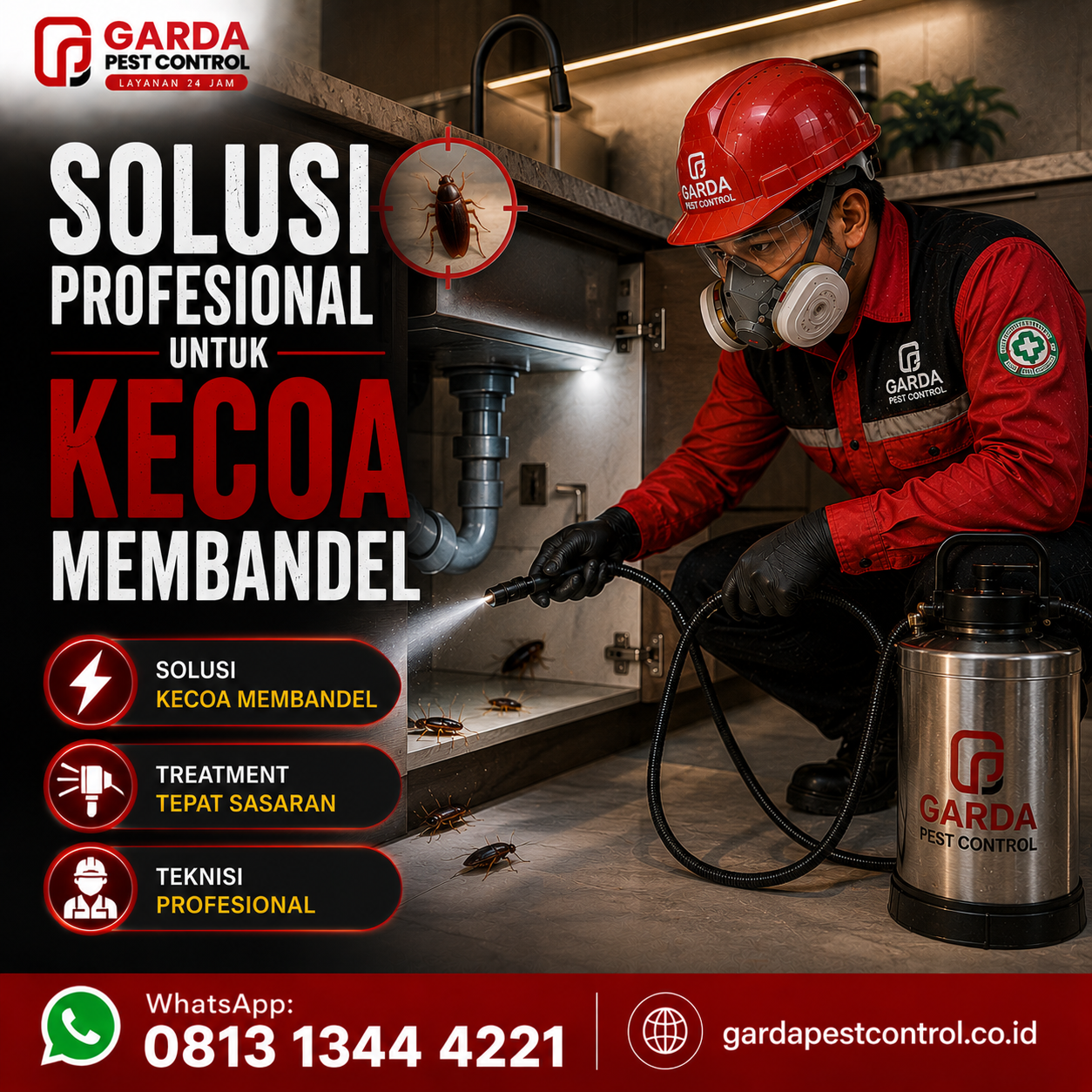 Jasa Basmi Kecoa Bandung Aman dan Efektif - Gambar 4