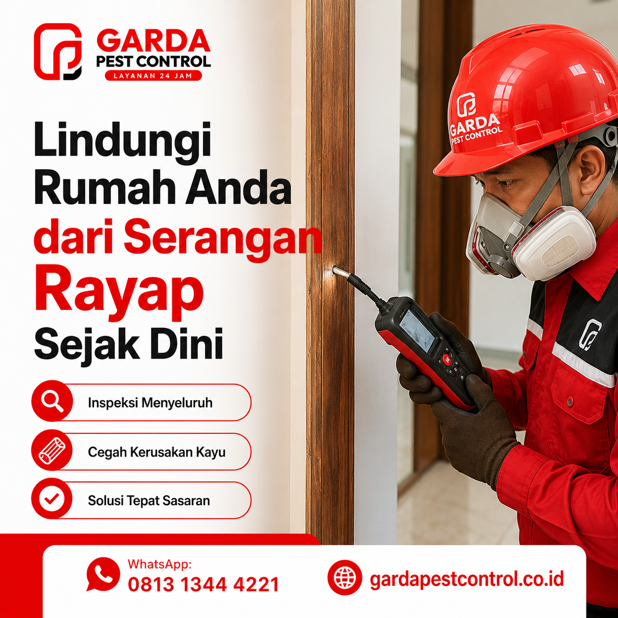 Harga Jasa Anti Rayap Bandung Per Meter Terbaru dan Biaya Lengkapnya