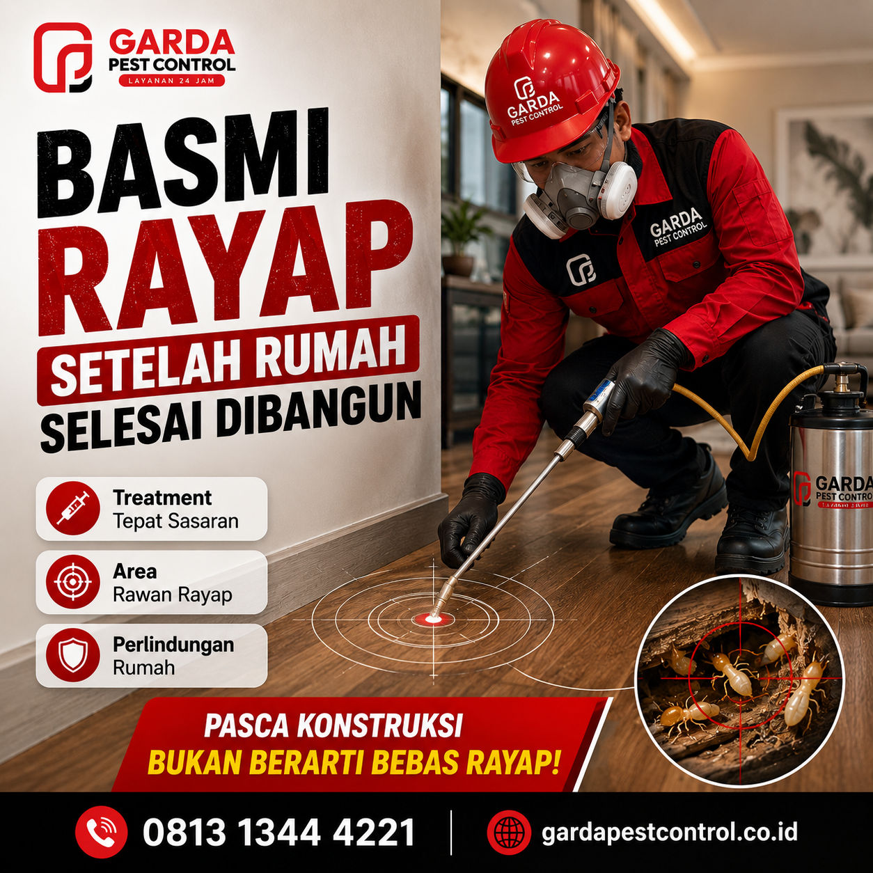 Jasa Pengendalian Rayap Bandung – Solusi Rayap Sampai Tuntas