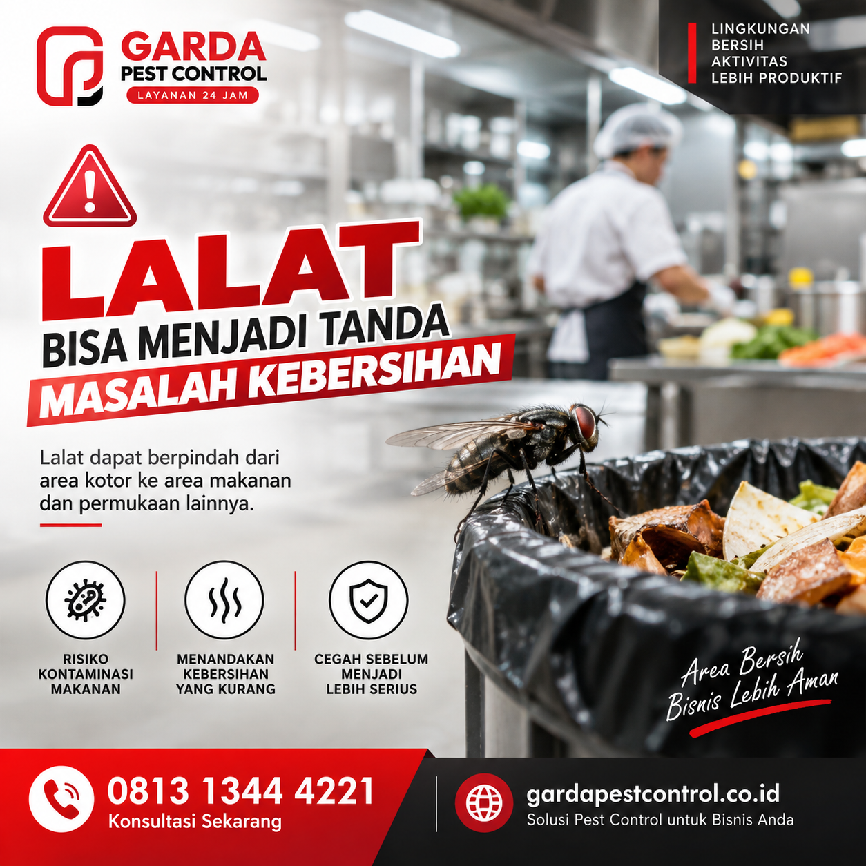 Jasa Pembasmi Lalat Tangerang Kota Profesional untuk Rumah dan Tempat Usaha