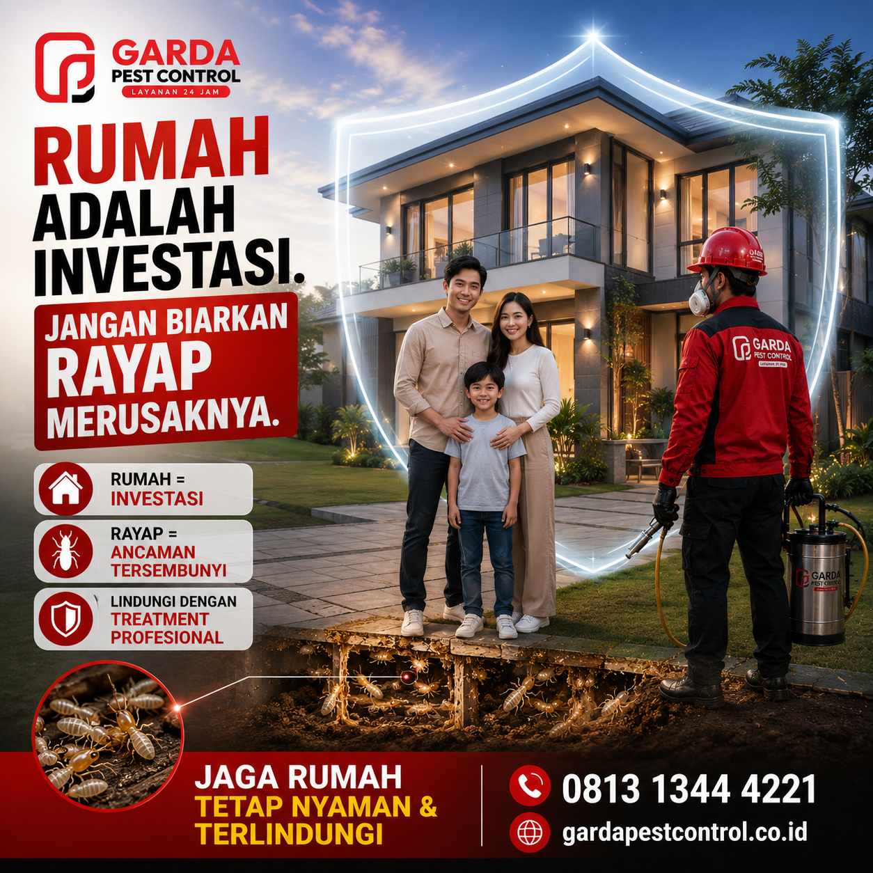 Jasa Pengendalian Rayap Bandung – Solusi Rayap Sampai Tuntas