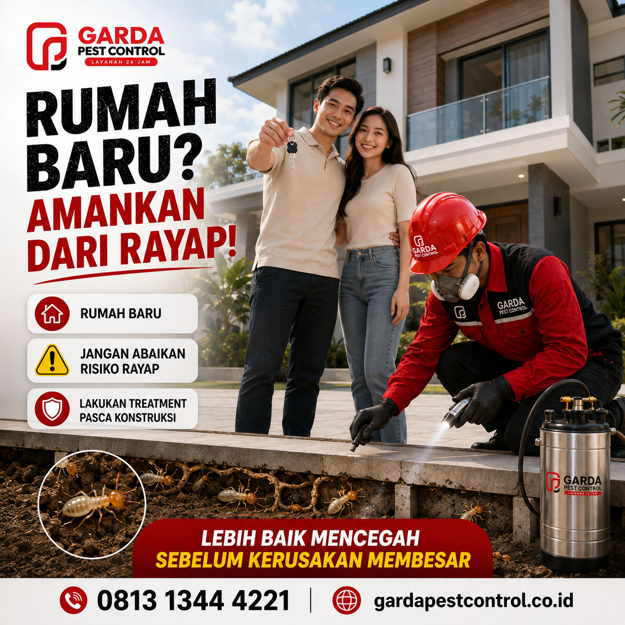 Jasa Pengendalian Rayap Bandung – Solusi Rayap Sampai Tuntas