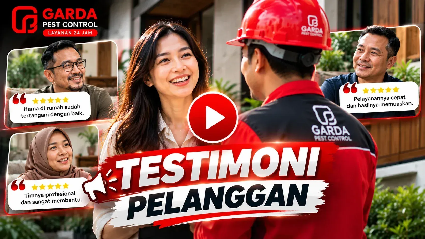 Testimoni Pelanggan Garda Pest Control Bandung